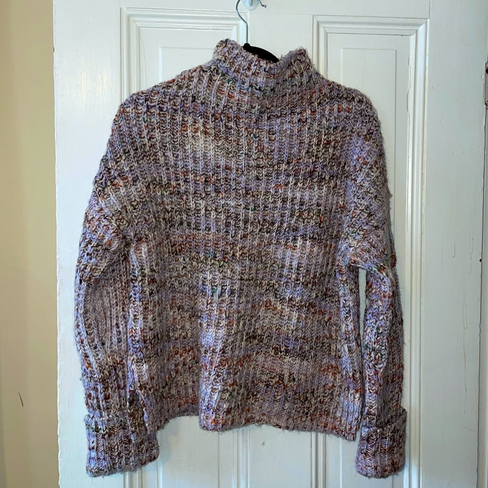 Turtleneck multicolored sweater